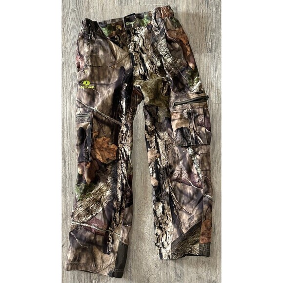 Mossy Oak Boys Medium Camo Hunting Pants – Classic Break-Up Pattern Outdoor Gear - Picture 1 of 4